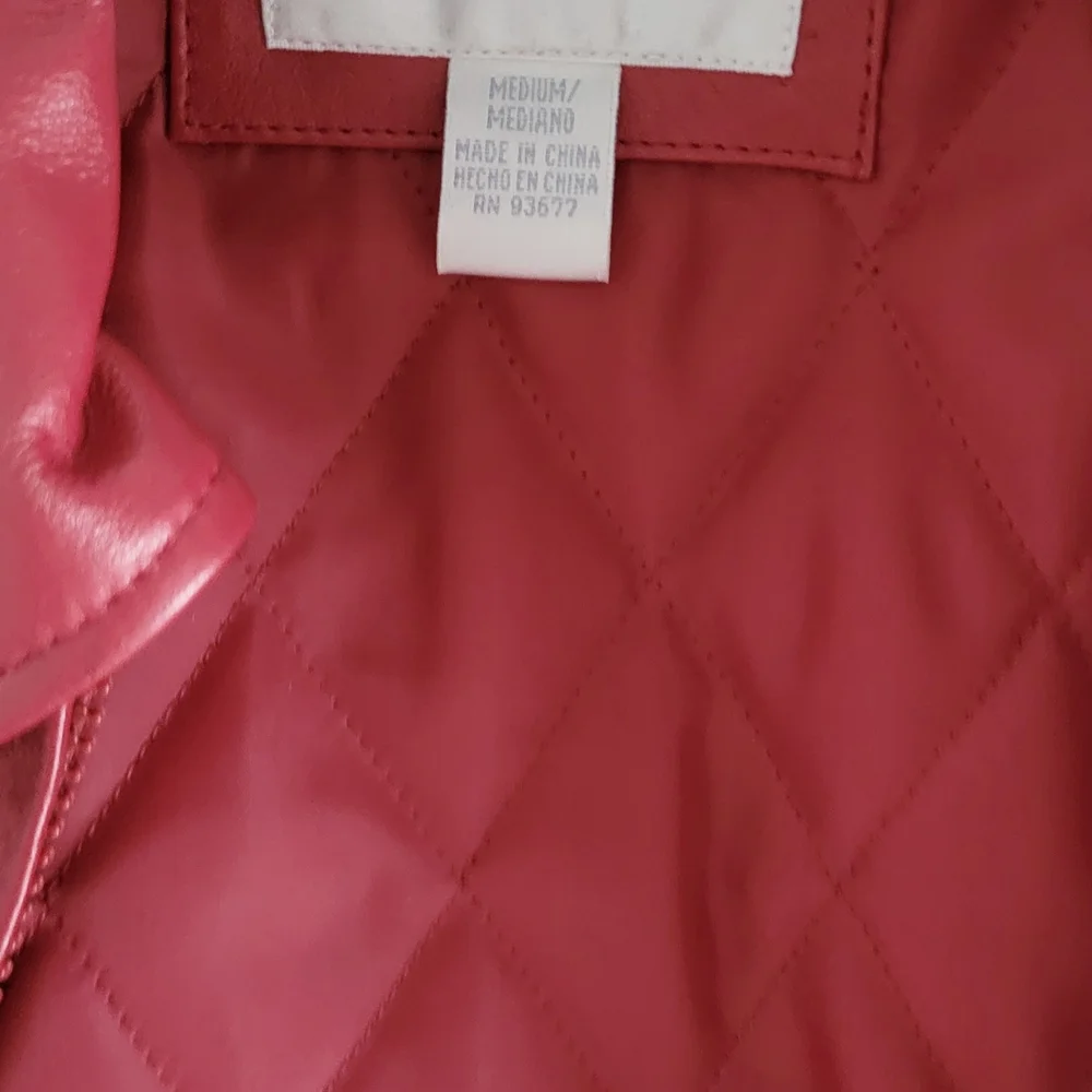 Leather Jacket w/quilted lining-NWOT - Picture 5 of 5
